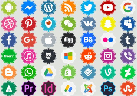 Font logos Color font素材之家精选英文字体