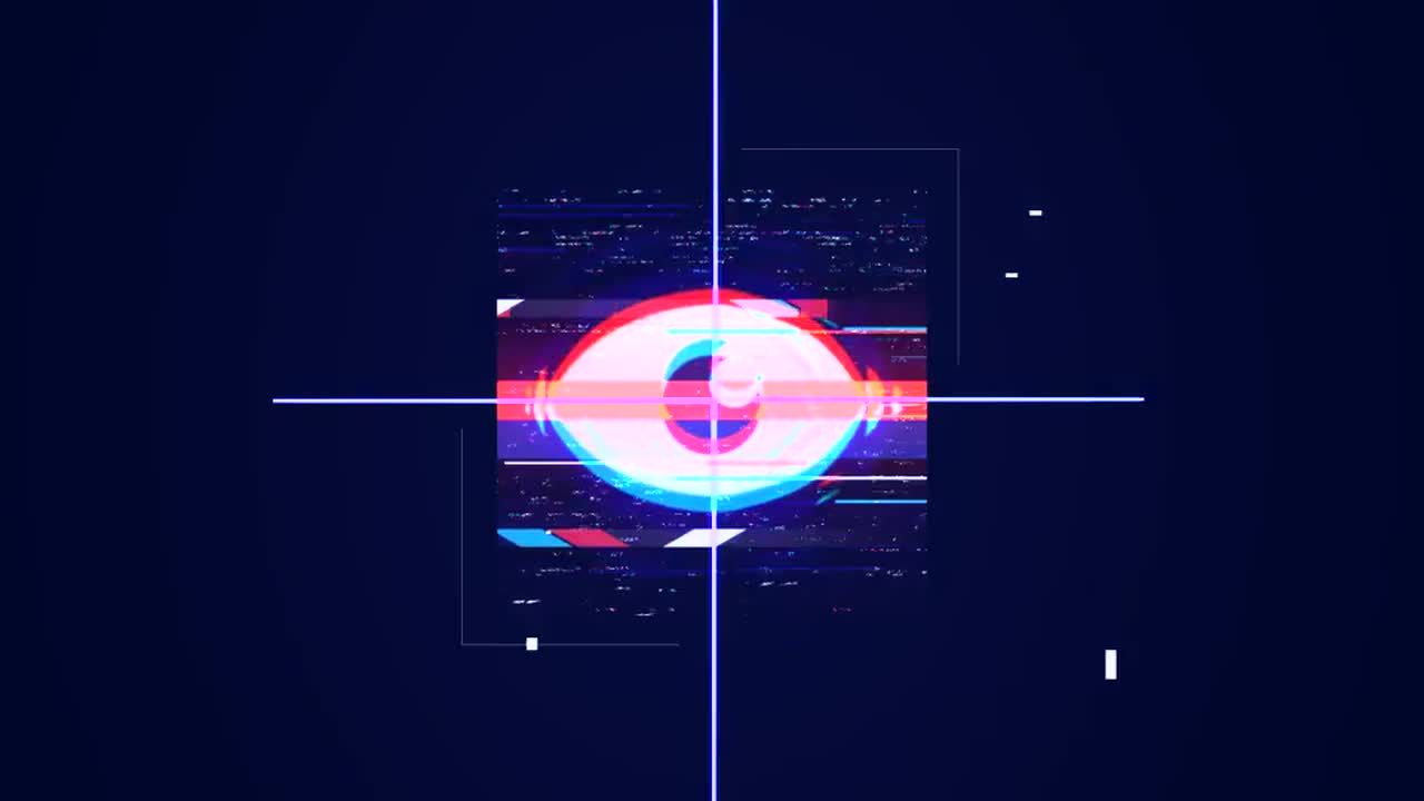 小故障陷阱徽标素材库精选AE模板