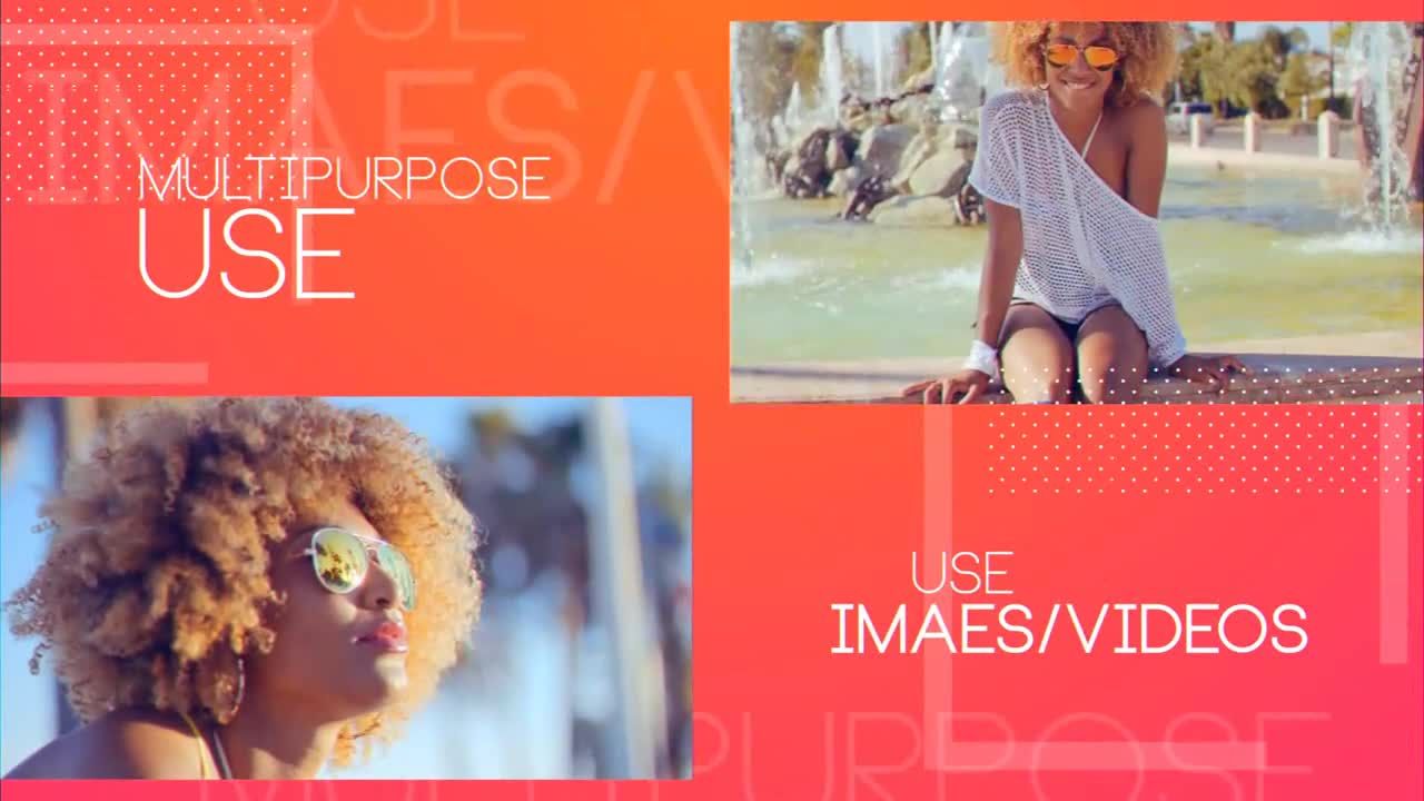 俏皮的幻灯片素材库精选AE模板