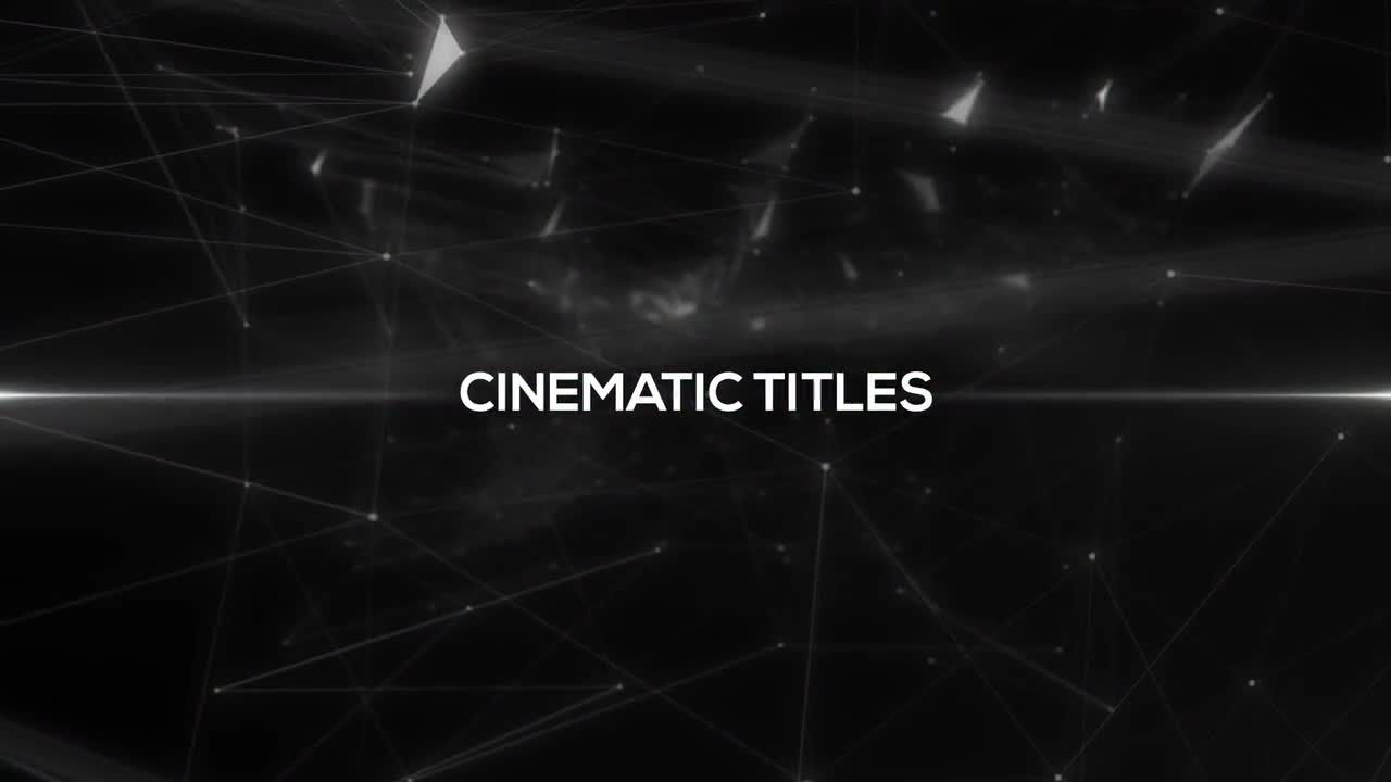 小故障电影标题素材库精选AE模板