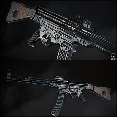 Sturmgewehr 44突击步枪素材之家精选3D模型