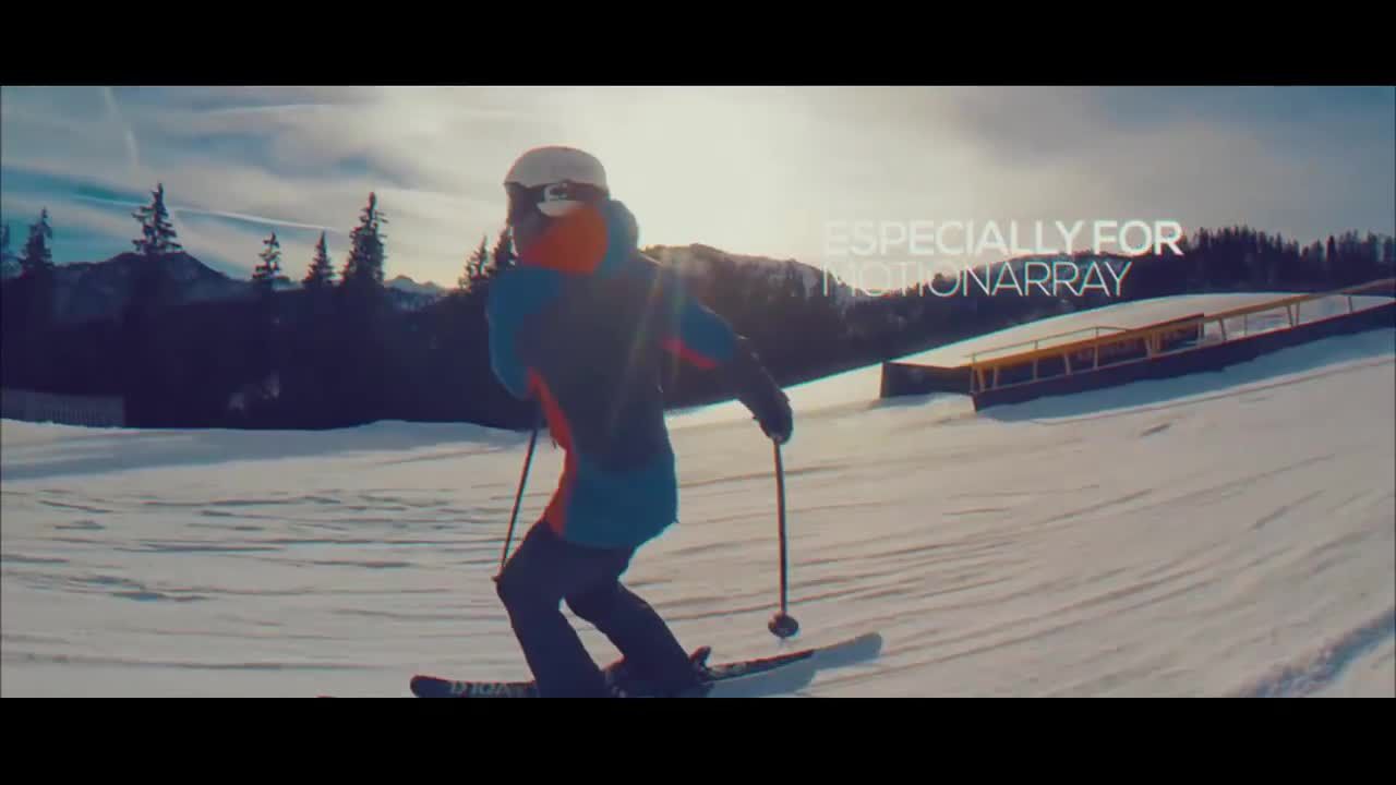 垃圾故障和色彩效果的动态文本动画素材库精选AE模板