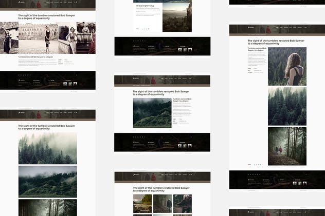 多用途创意产品展示/博客/在线商店网站模板素材库精选 Astero — Multipurpose Portfolio | Blog | Store PSD插图(15)