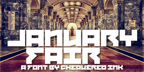 January Fair font素材之家精选英文字体