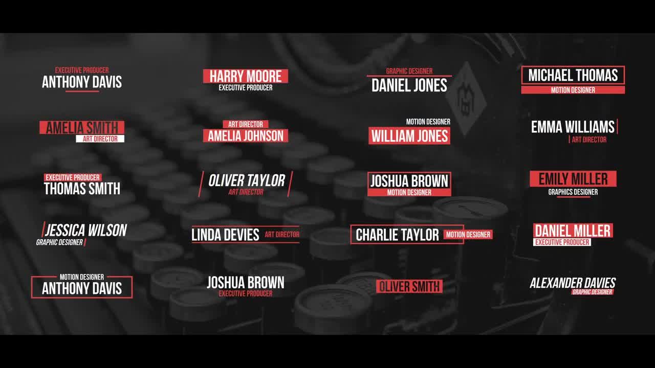 20个现代下三分之一商业广告全屏标题素材库推荐PR模板