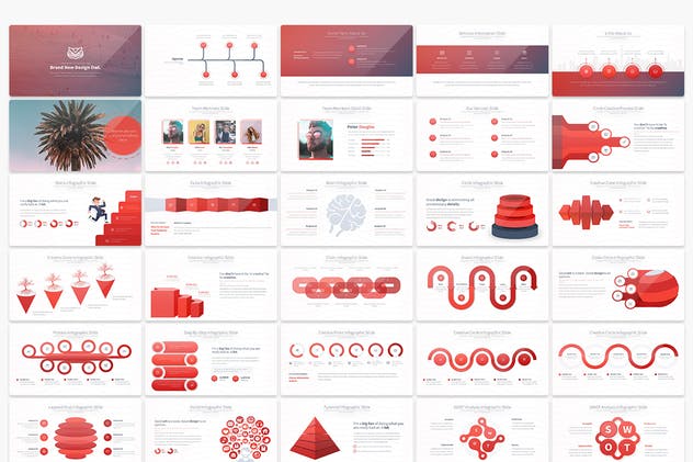 多用途渐变配色企业主题PPT幻灯片模板 Owl – Multipurpose PowerPoint Presentation插图(1)