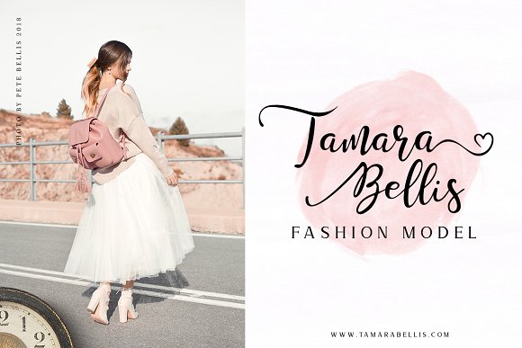 Storyline Font & Watercolour Pack插图4