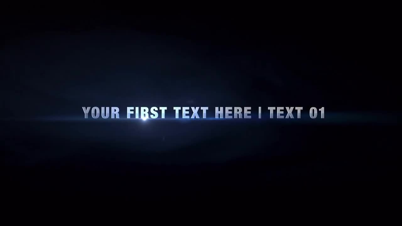 烟雾效果动态动画高亮文字标题素材库精选AE模板