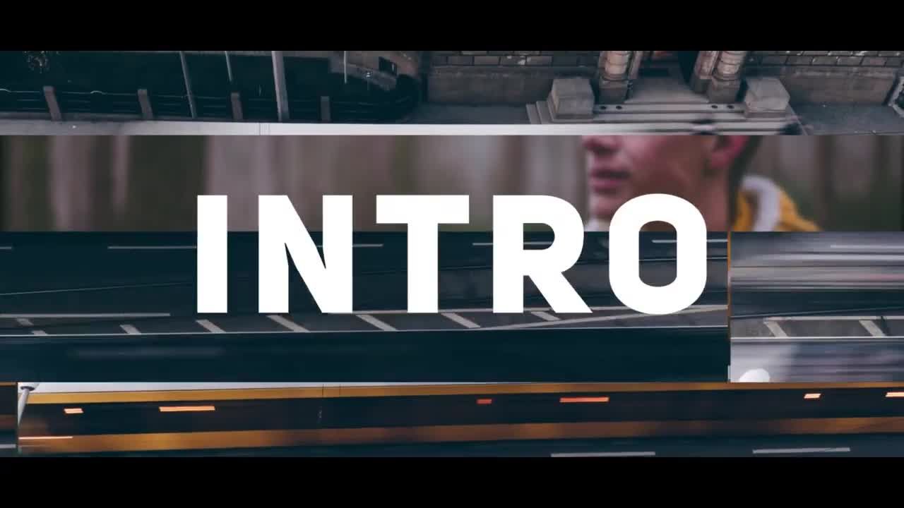 充满活力的电视节目素材库精选AE模板Dynamic Stomp Opener