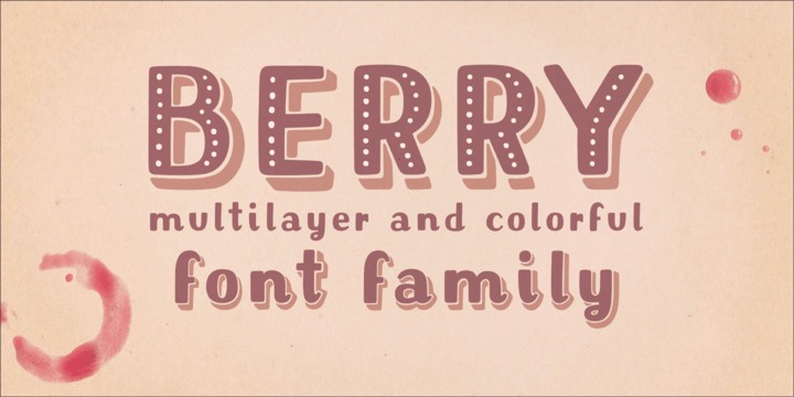 Mrs Berry Font Family素材之家精选英文字体