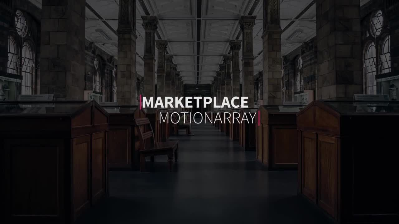 7种不同的专业标题动画素材库推荐Pr模板