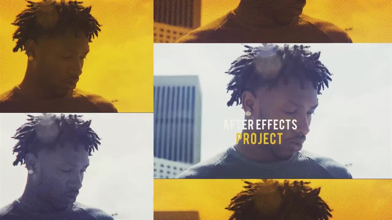 动态城市logo展示素材库精选AE模板Dynamic Urban Opener