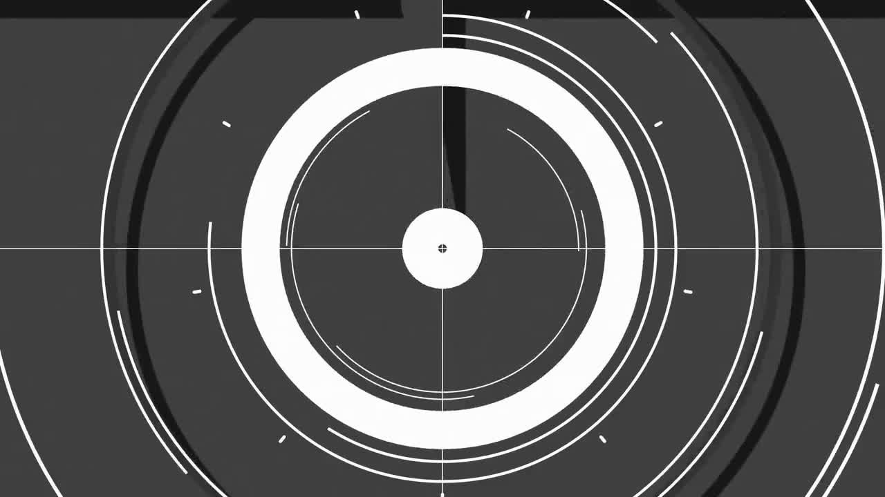 相机快门效果和动态动画形状图层Ae模板