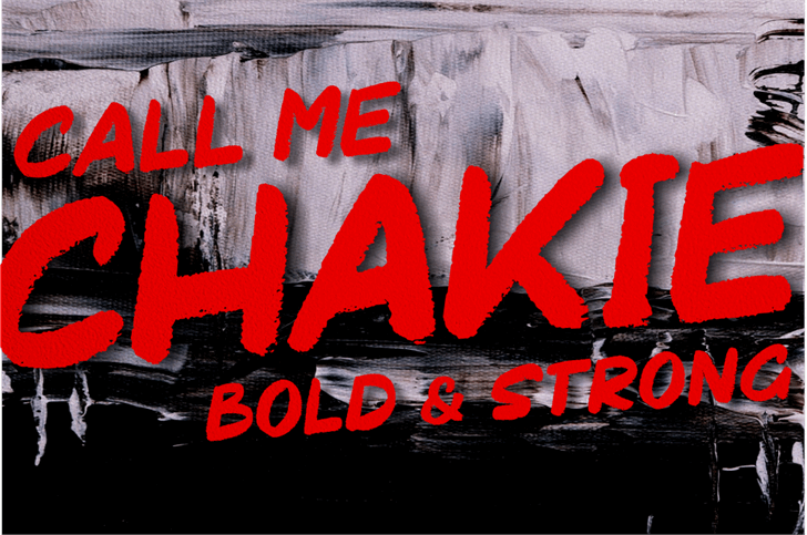 Chakie font插图 Chakie font插图