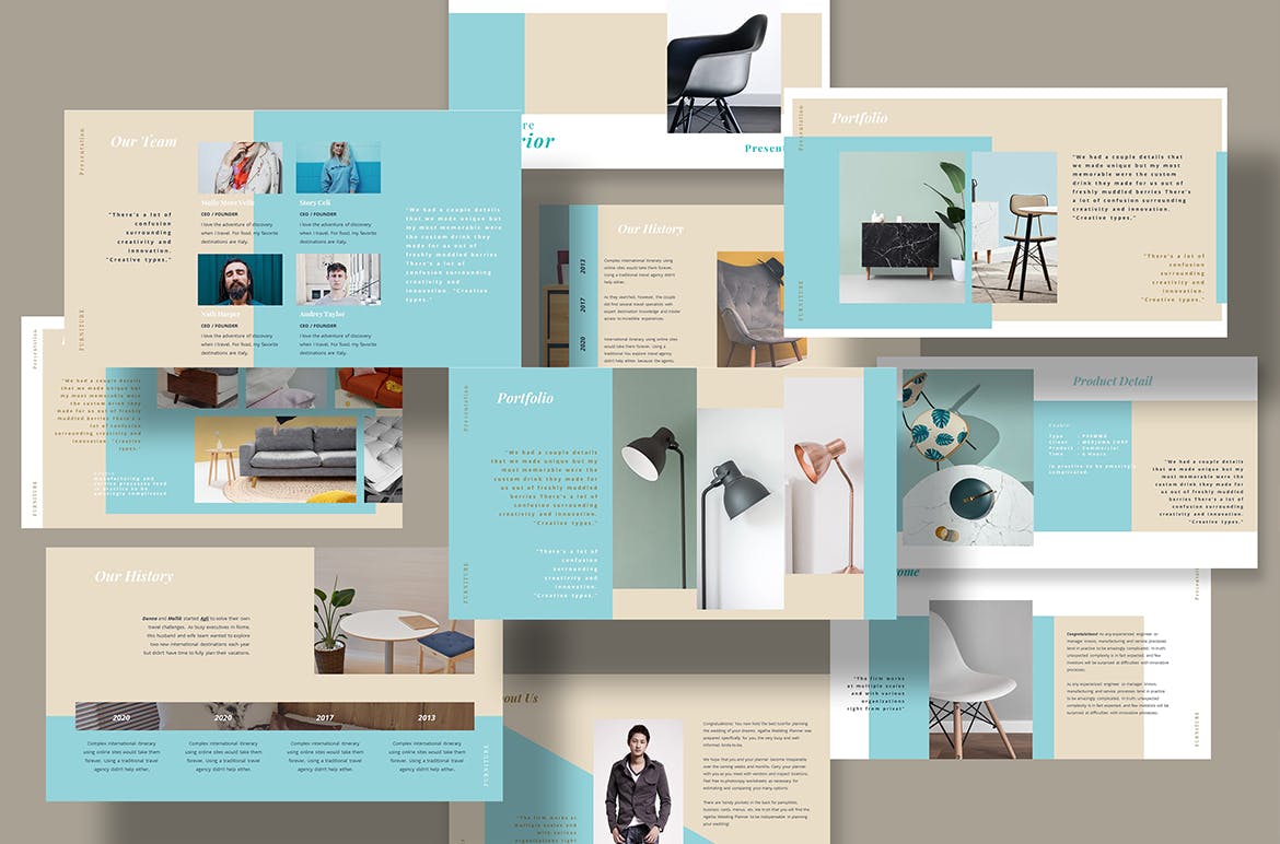 家具品牌营销策划方案PPT幻灯片模板 Furniture Marketing Powerpoint Template插图(6)