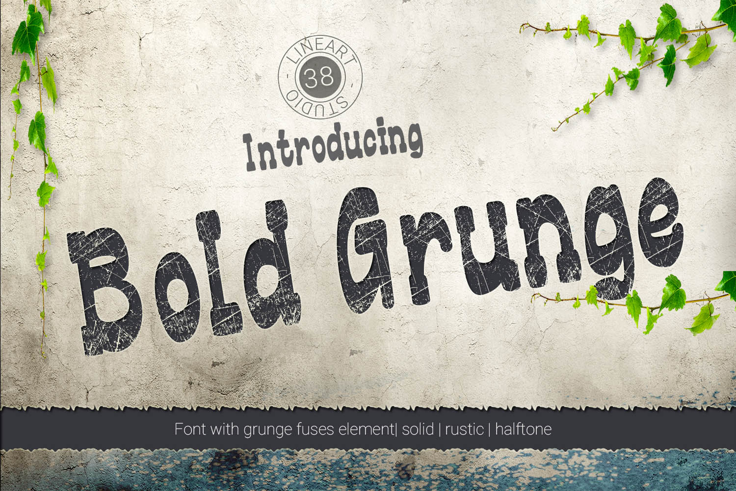 Bold Grunge Regular Font插图