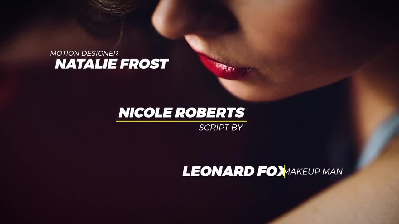 8个平滑干净且精美的动画标题素材库精选AE模板