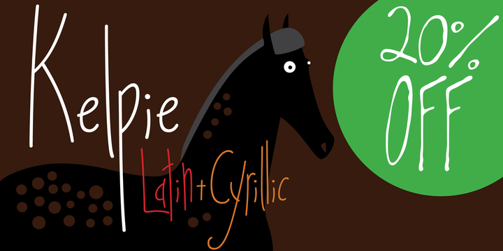 Kelpie Font Family素材之家精选英文字体