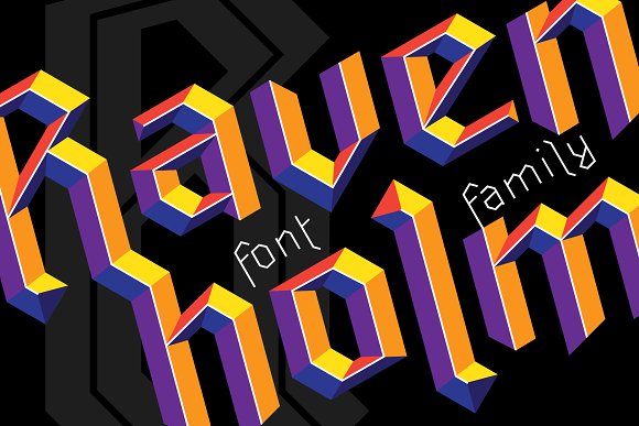 Ravenholm family Font素材之家精选英文字体