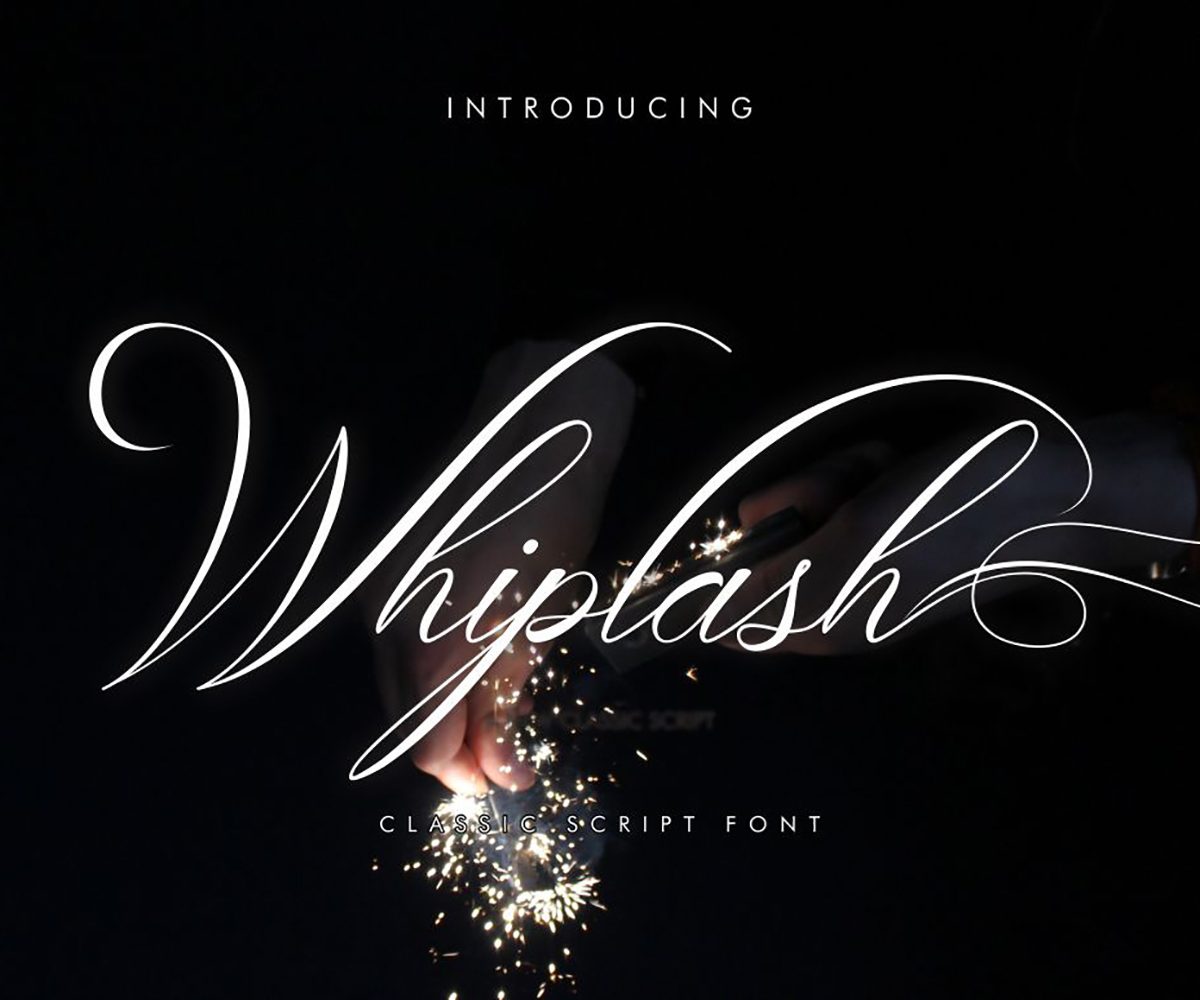 Whiplash Font素材之家精选英文字体