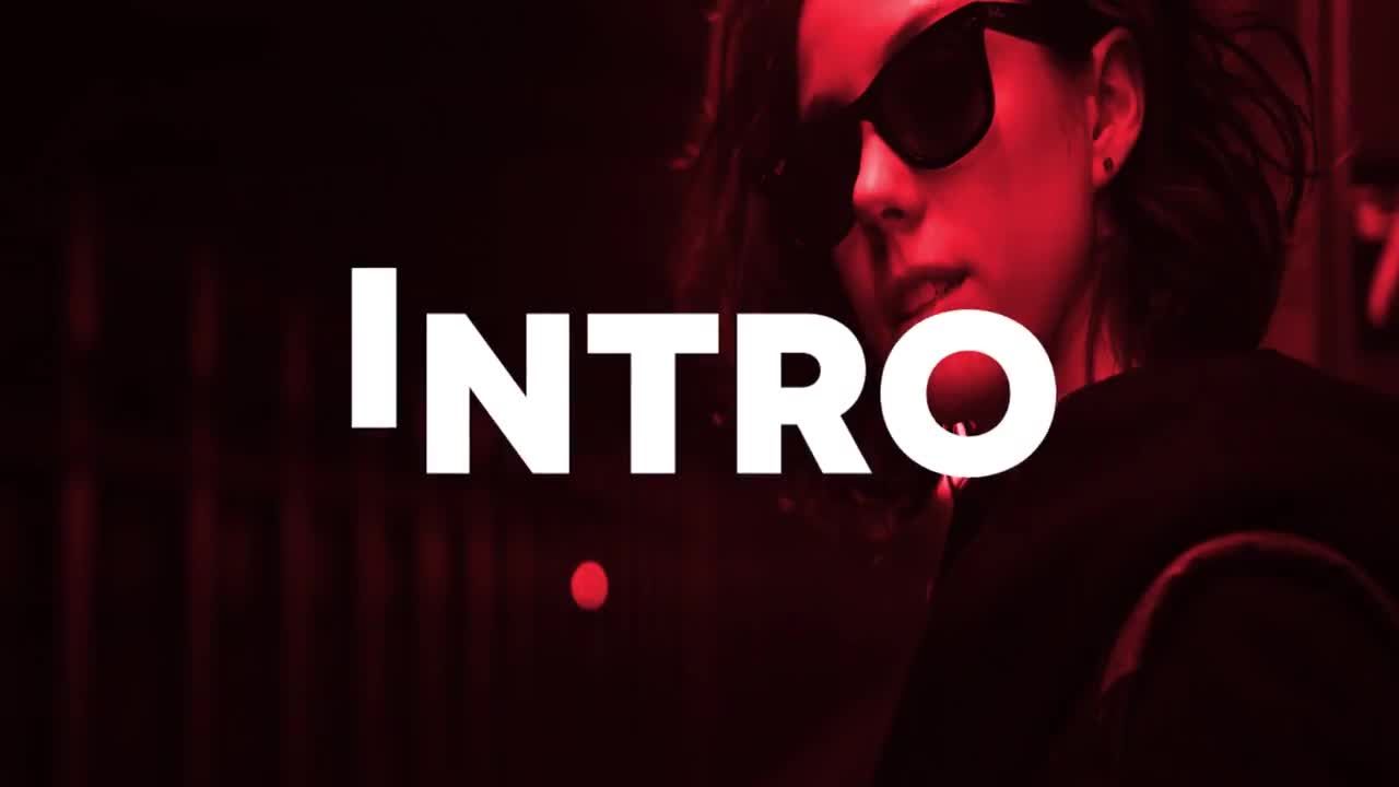 穿造型的动态简介素材库精选AE模板