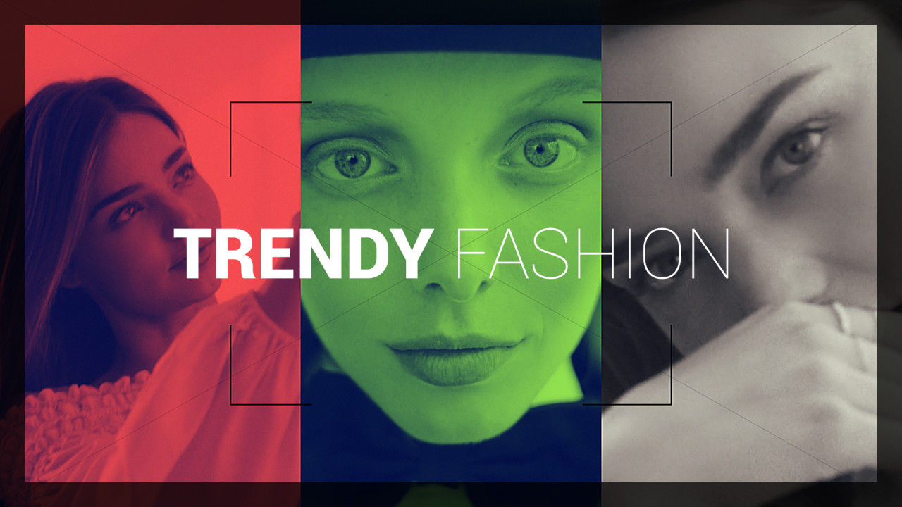 时尚电视广告照片展示素材库精选AE模板