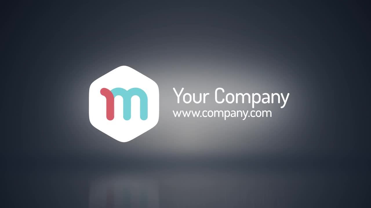 简洁的公司动画徽标素材库精选AE模板