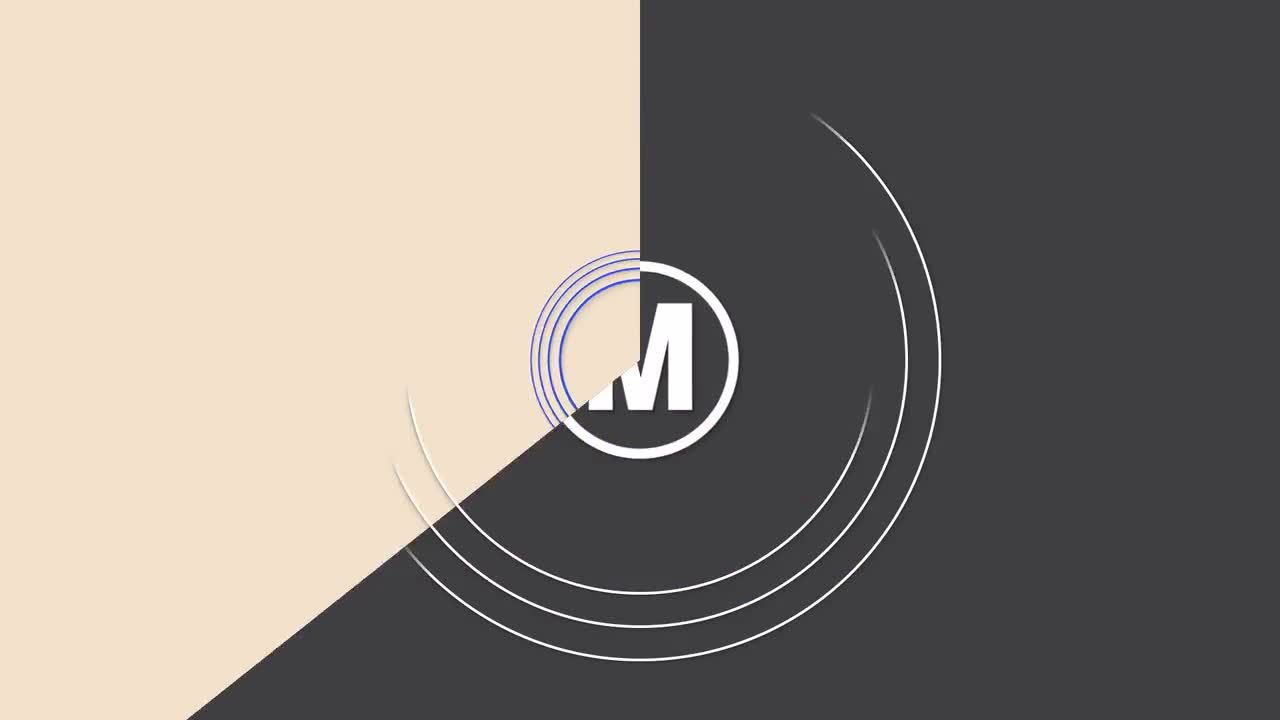 简短动态的动画徽标展示素材库精选AE模板