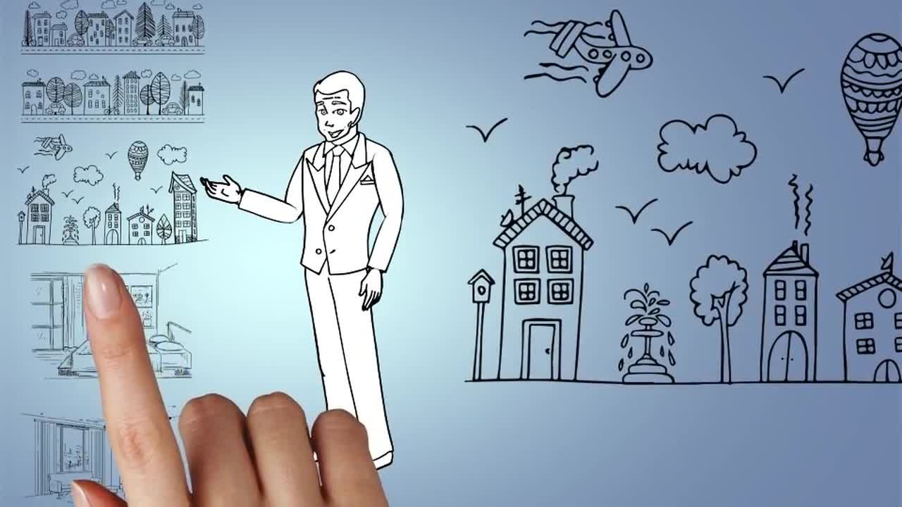 表情丰富的卡通人物企业宣传素材库精选AE模板