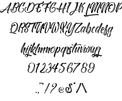 Yakuza Lobster font插图1