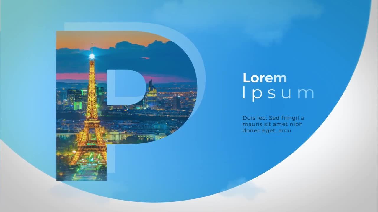 时尚旅行幻灯片照片展示素材库精选AE模板