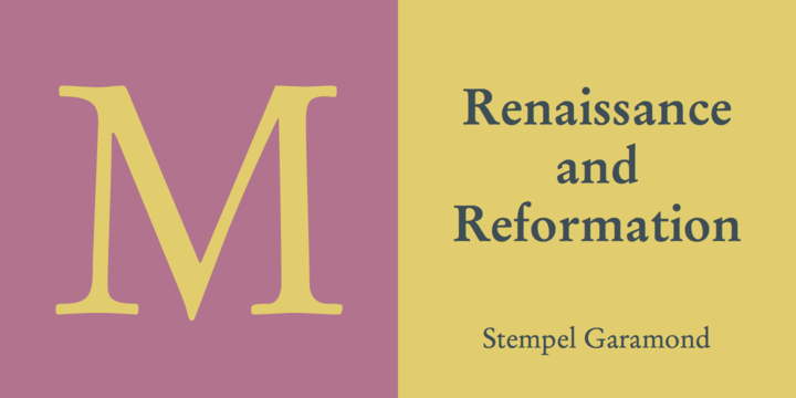 Stempel Garamond Font Family素材之家精选英文字体