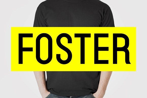 FOSTER – Amazing Display Typeface Font素材之家精选英文字体