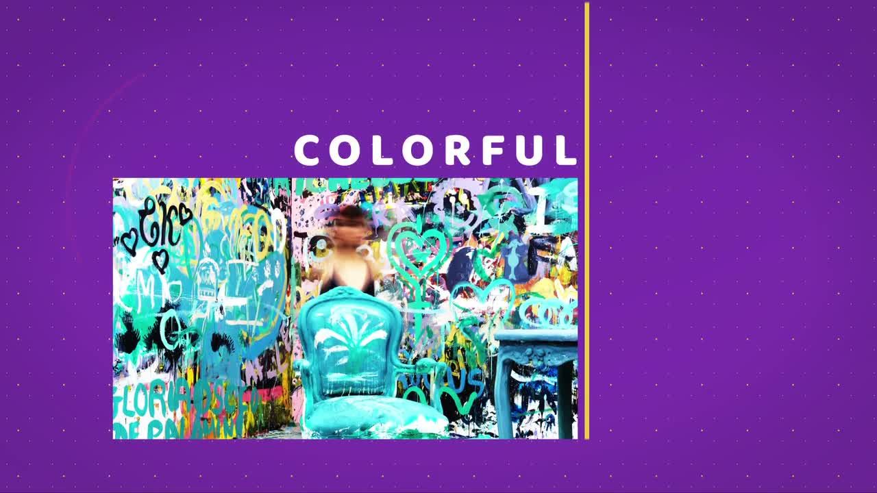 丰富多彩的的幻灯片开场白素材库精选AE模板