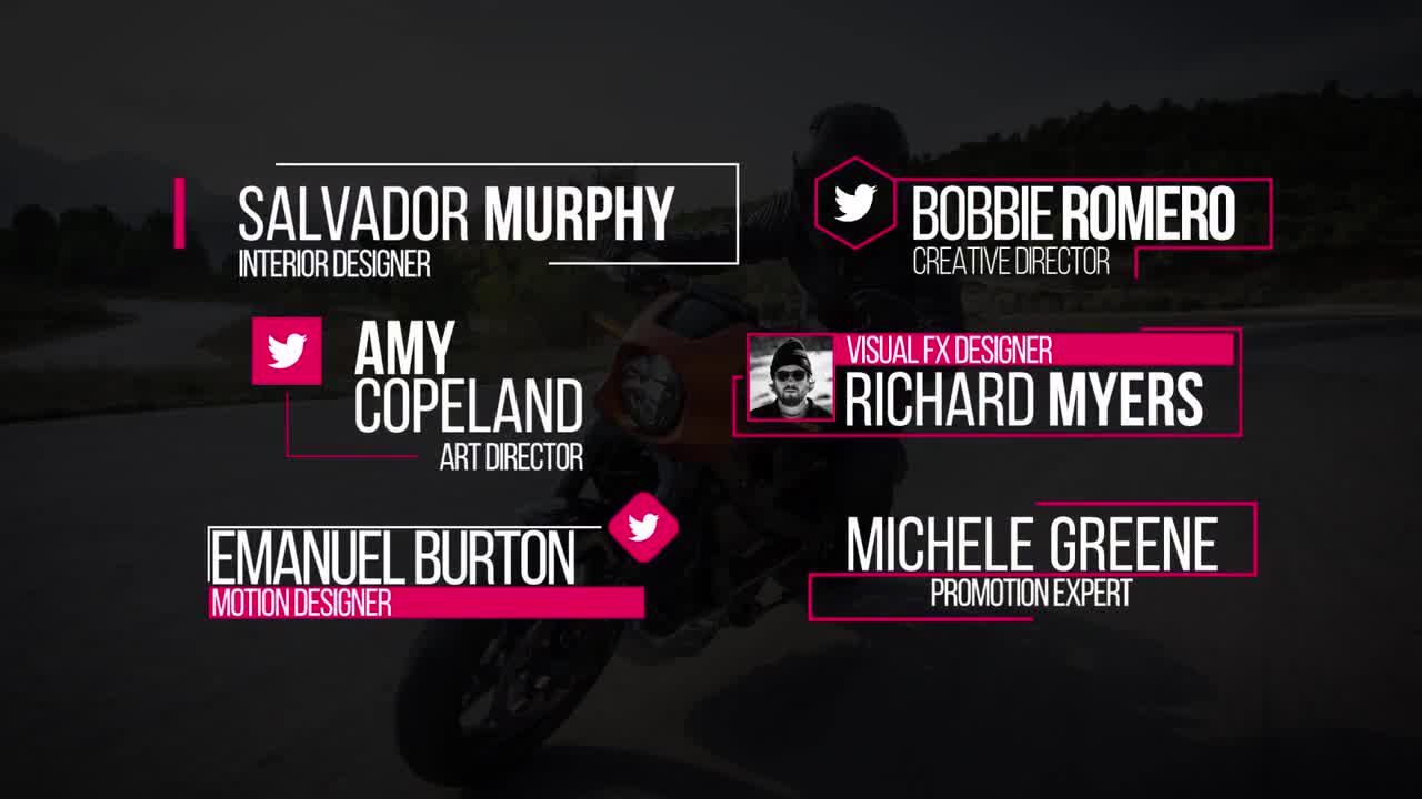 6个独特现代标题动画素材库精选AE模板(下)