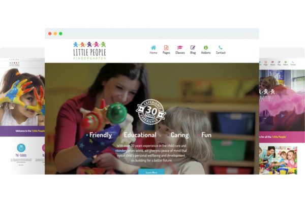 幼儿园/托儿所网站设计Joomla模板素材库精选 Little People | Kindergarten Joomla Template