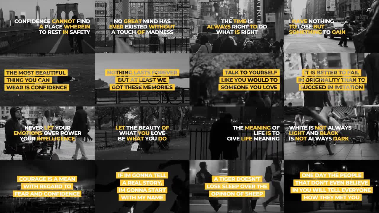 16个frash动态和社交媒体动画标题Pr模板