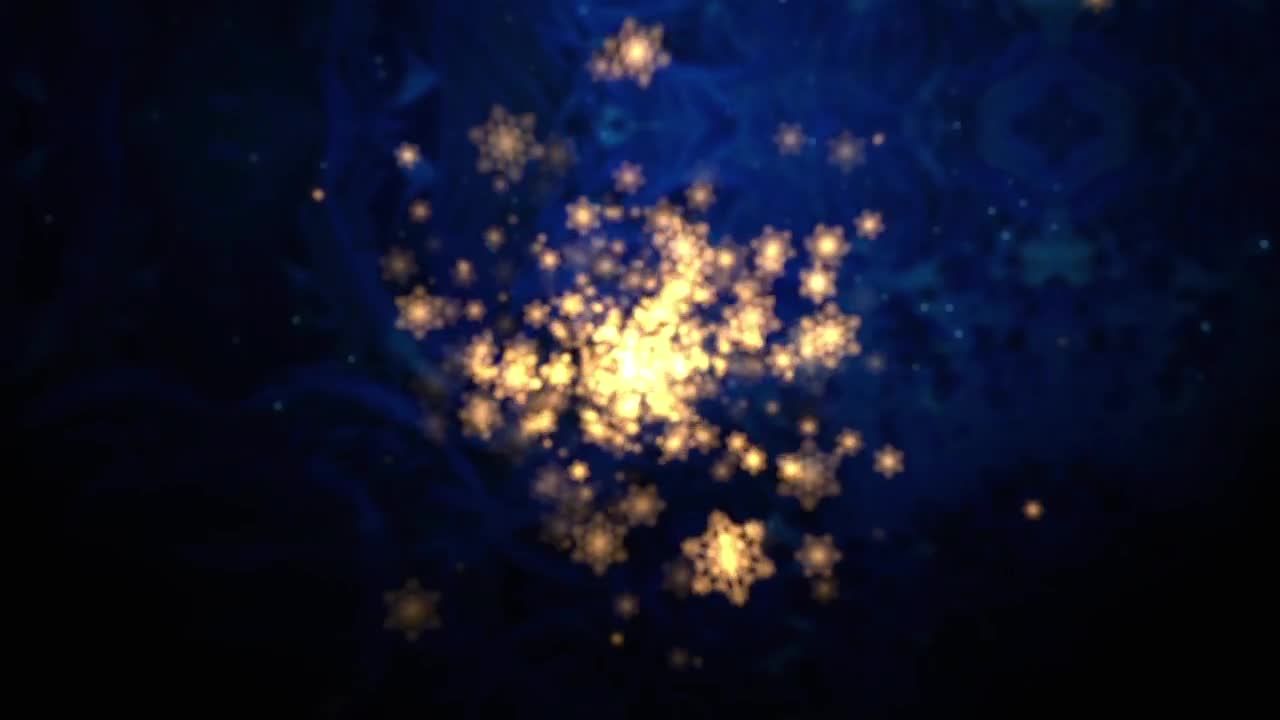 雪花圣诞节标志素材库精选AE模板