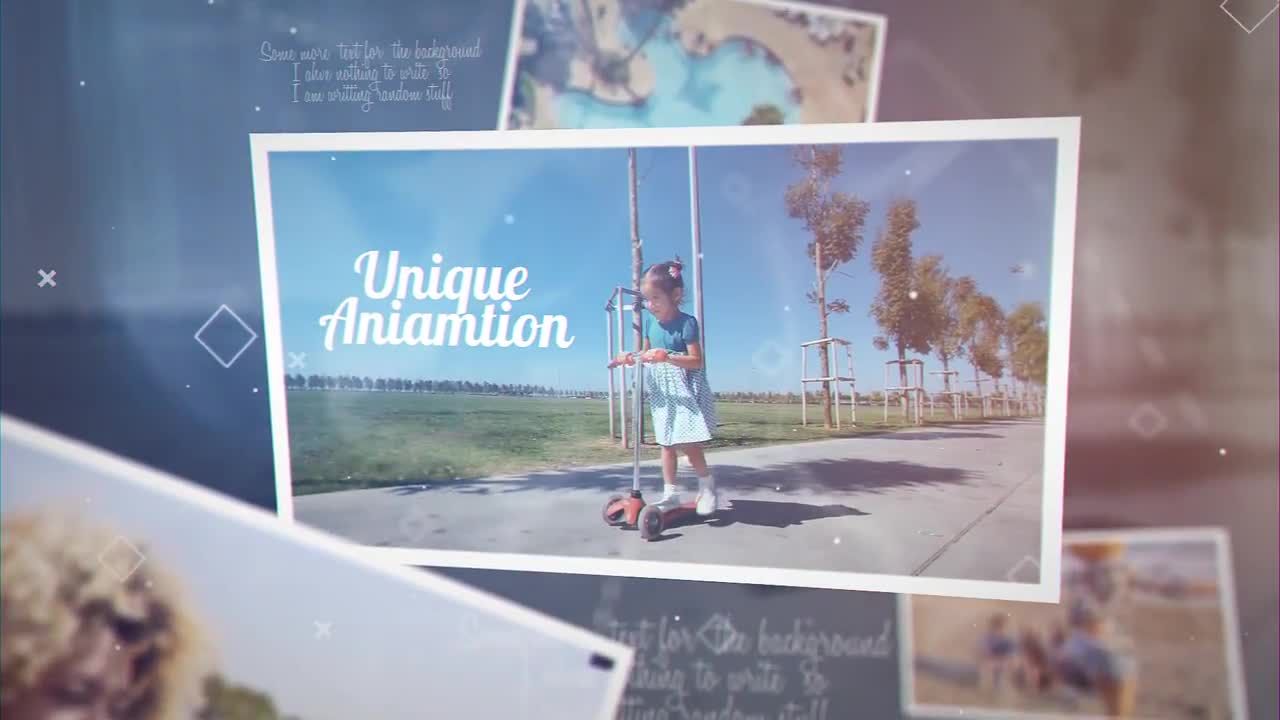 简洁的照片演示幻灯片素材库精选AE模板