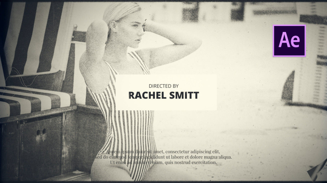 现代设计的照片动态文本素材库精选AE模板