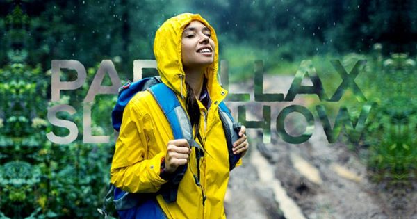 视差幻灯片开场演示特效素材库精选AE模板 Parallax Slideshow