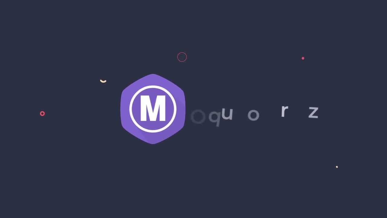 快速形状徽标素材库精选AE模板