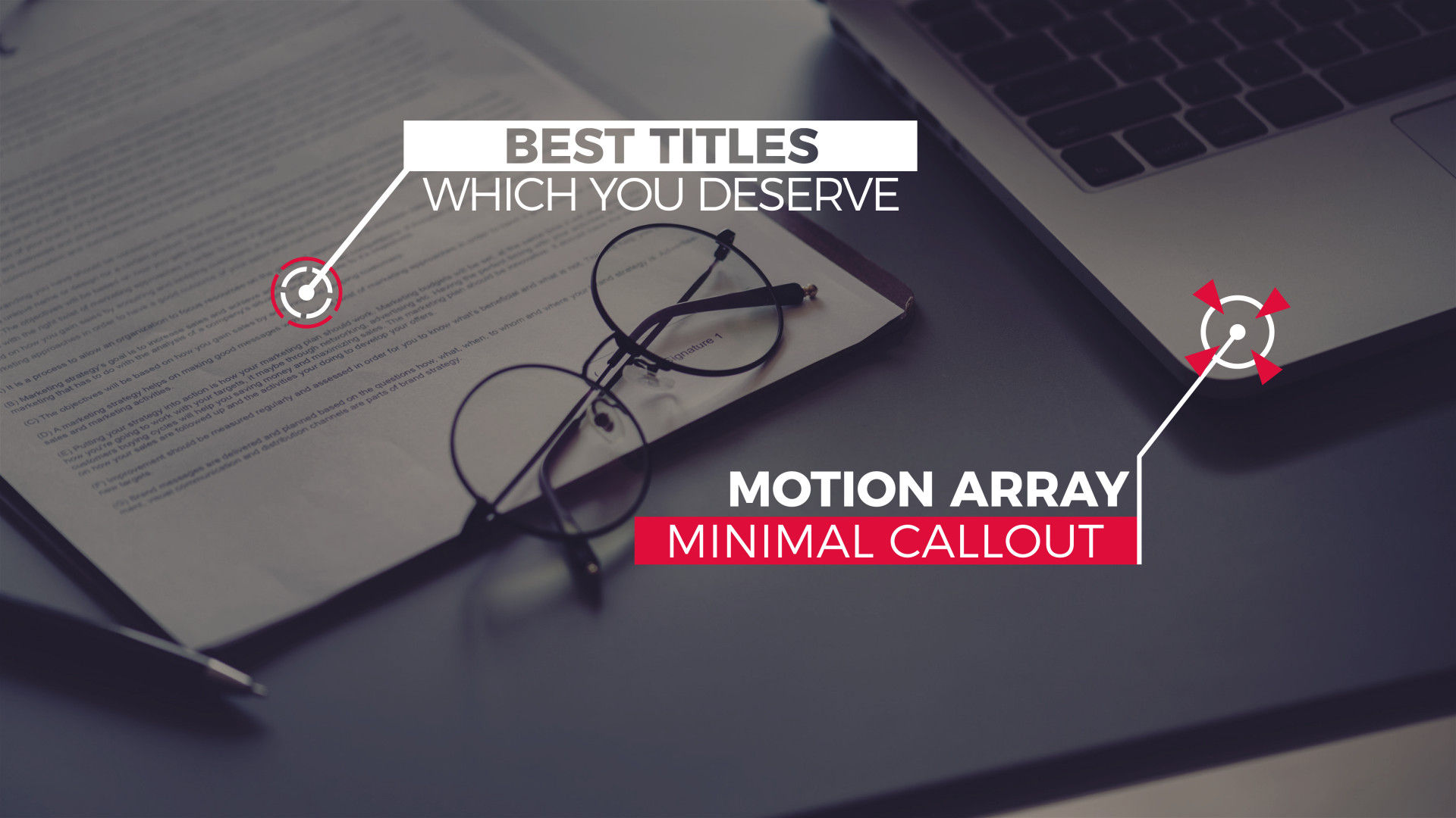 专业多种用途的超小标注标题动态素材库精选AE模板