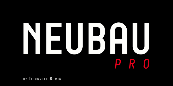 Neubau Pro Font Family插图