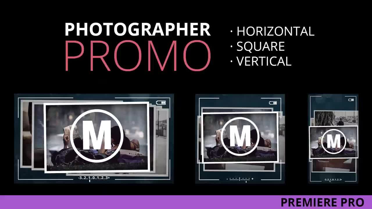 超现代照片展示动画素材库精选PR模板