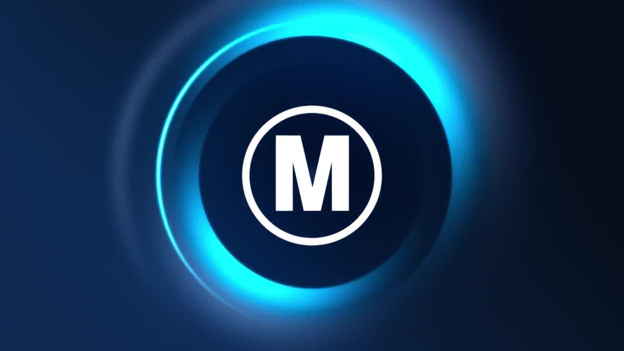 平滑形状效果技术标志素材库精选AE模板