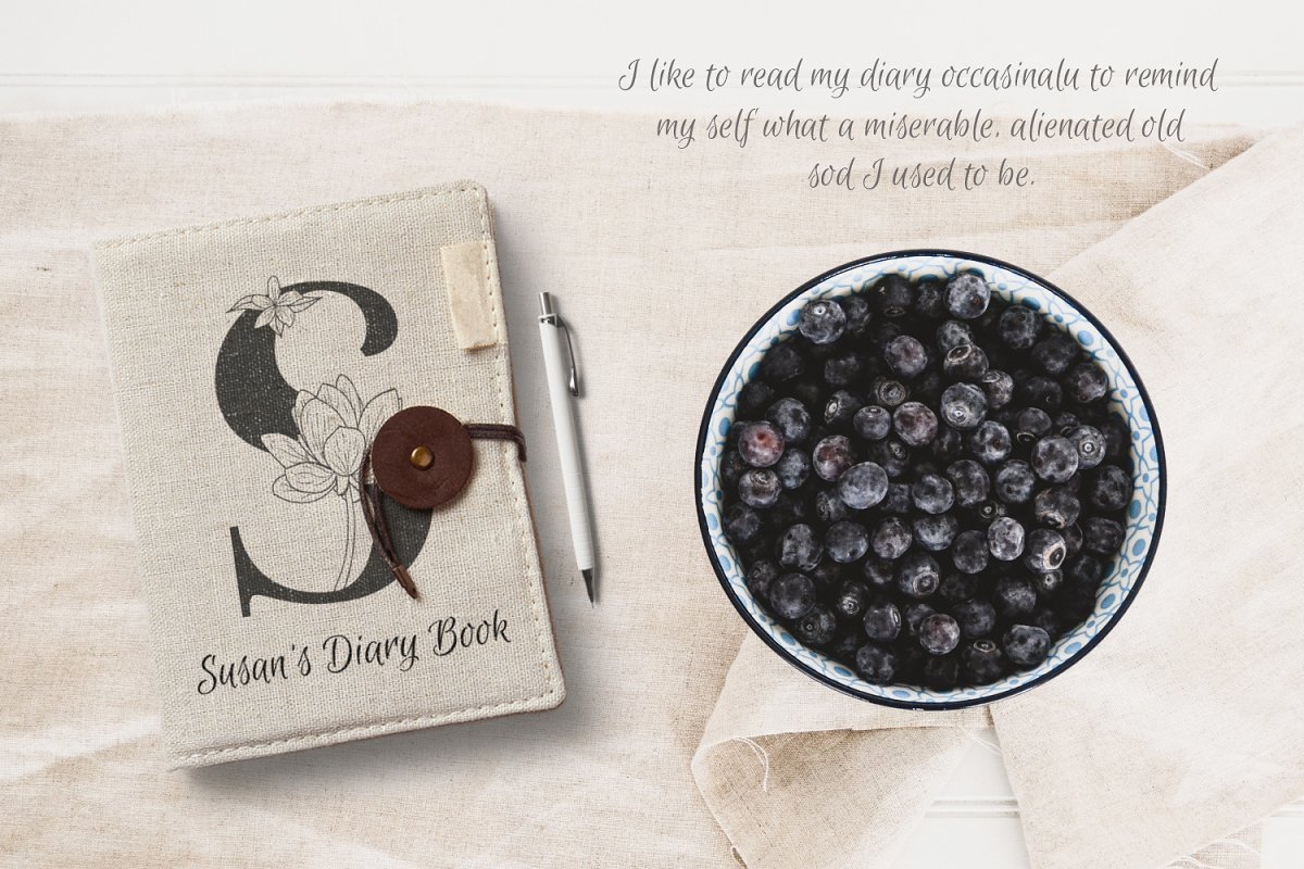 Adenium Font + Gold & Rose Gold Foil插图1