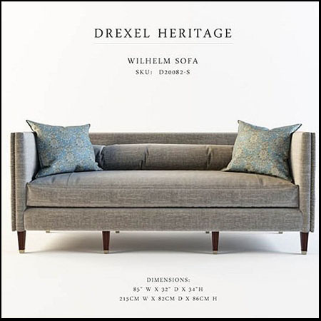 现代简约双人沙发素材之家精选3D模型