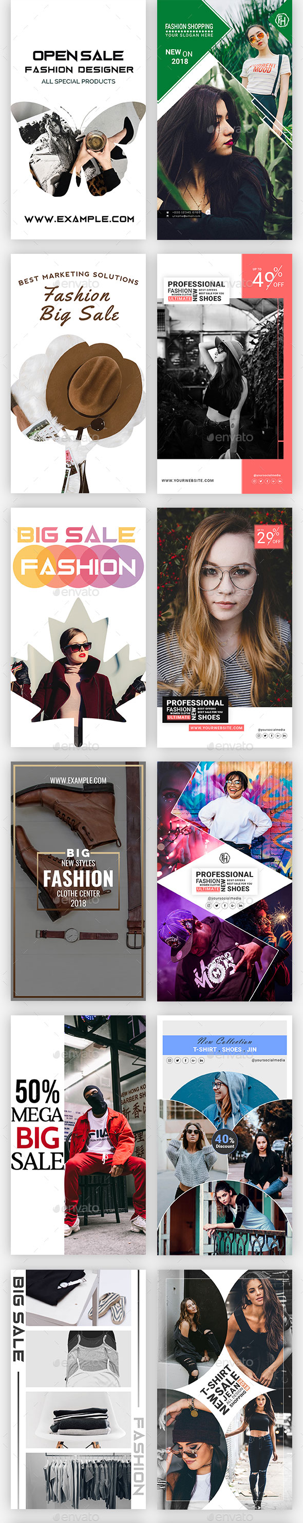 时尚简约的Instagram故事模板素材库精选合辑 Instagram Post & Stories [psd,jpg]插图(3)