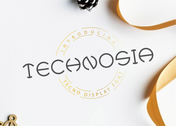 Technosia Font插图